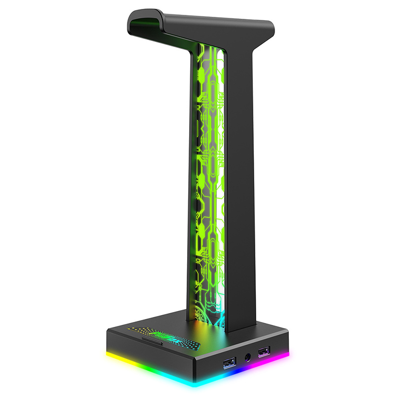 Pc Gaming Rgb - RGB Oyun Kulaklığı Standı Çift USB