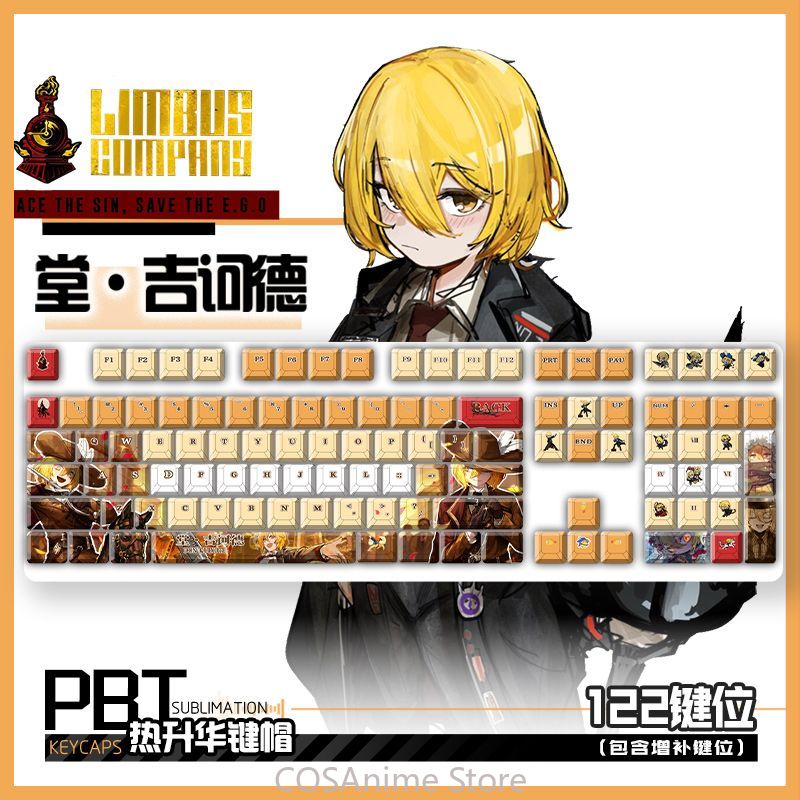 Mechanical Keyboard - Anime Limbus Company Don Kişot Cosplay