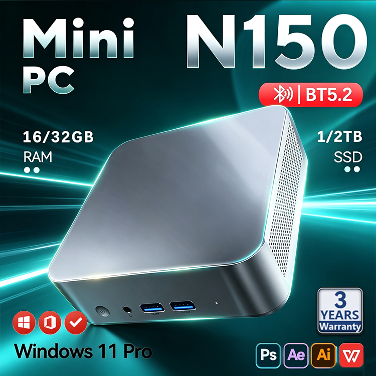 Pc Gaming Sultan - 2026 Intel N150 Mini PC Taşınabilir