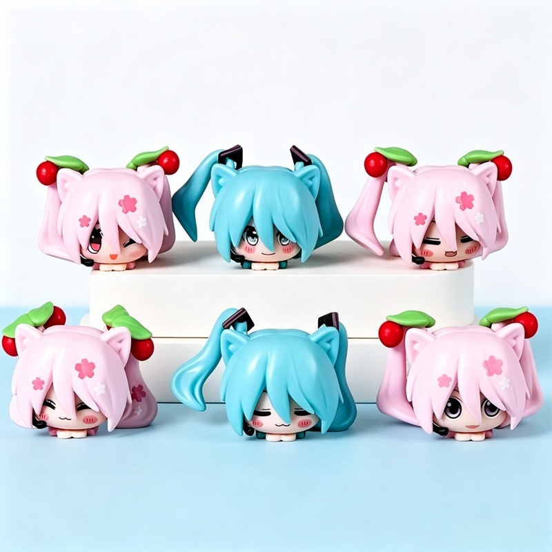Pc Gaming Hatsune Miku - Stokta 6 Çeşit Kawaii Kedi Hatsune