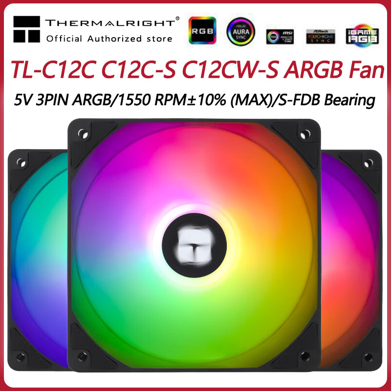 Pc Case Fan - Thermalright TL-C12C 3 in 1 120mm