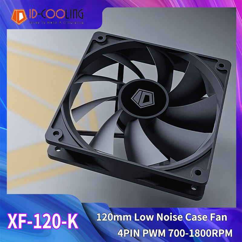 Pc Case Fan - ID-COOLING XF-120-K 120mm 4Pin PWM CPU
