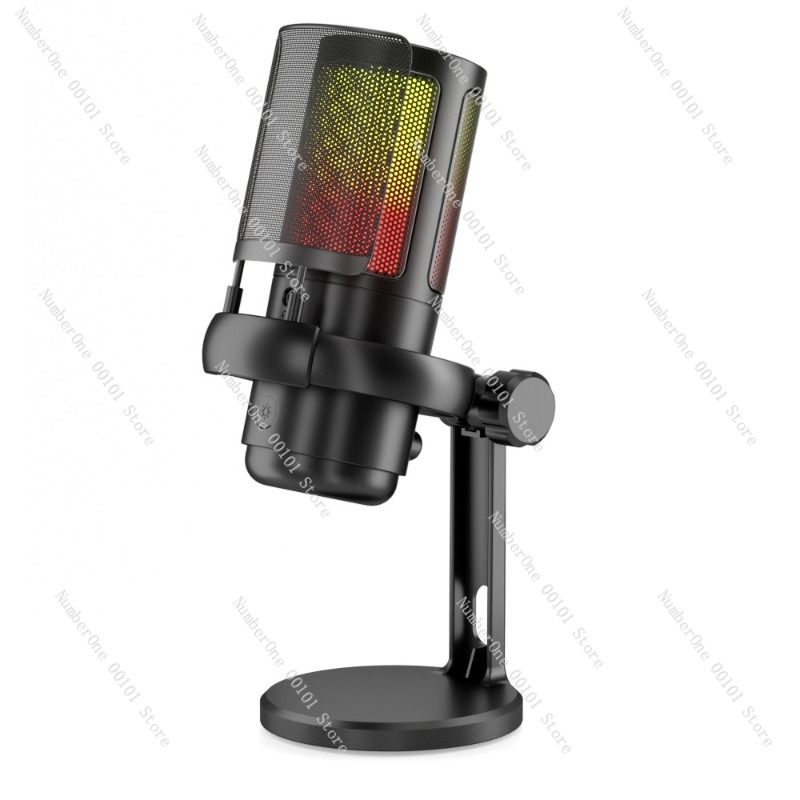Pc Gaming Rgb - USB Masaüstü Kondenser Mikrofon RGB Oyun