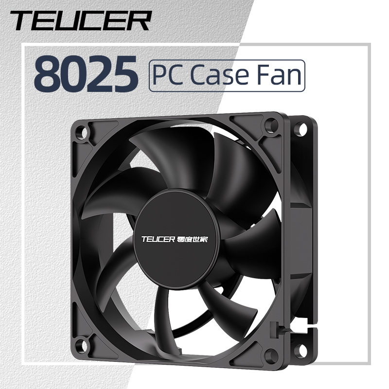 Pc Case Fan - Teucer 8025 PC Kasa Fanı 12V