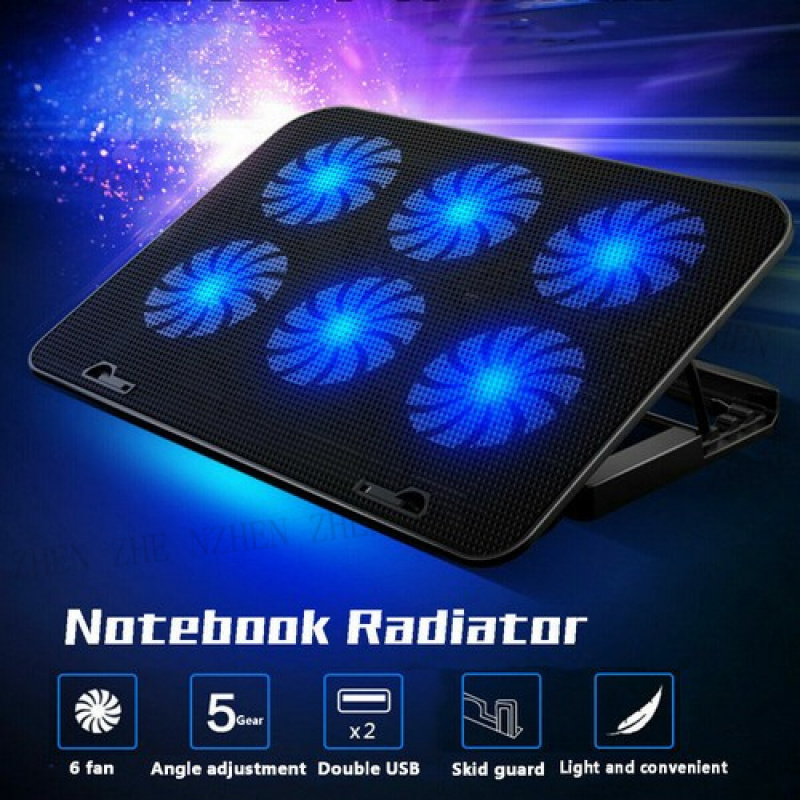 Laptop Cooling Pad - Y 6 Fanlı USB Soğutucu Soğutma