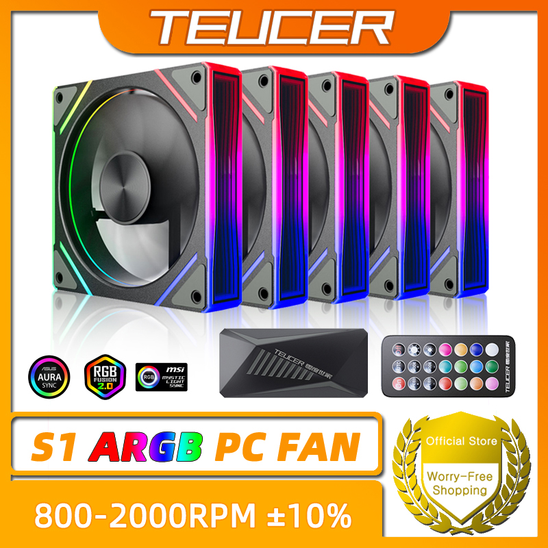 Pc Gaming Rgb - TEUCER Prism S1 ARGB 120mm (12cm)