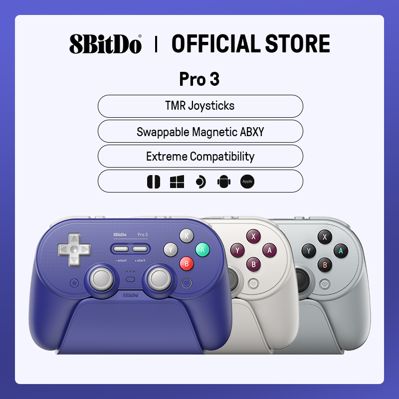 Pc Gaming Second - 8BitDo Pro 3 Switch 1/2 Windows,