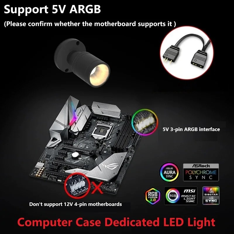QITU 1W 3W ARGB 5V 3Pin Header - Pc Gaming Second incelemesi ve fiyatı