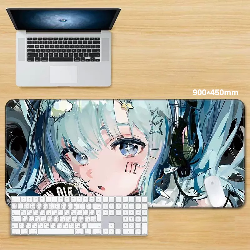 Anime Mouse Pad Oyuncu Klavye  - Pc Gaming Hatsune Miku incelemesi ve fiyatı