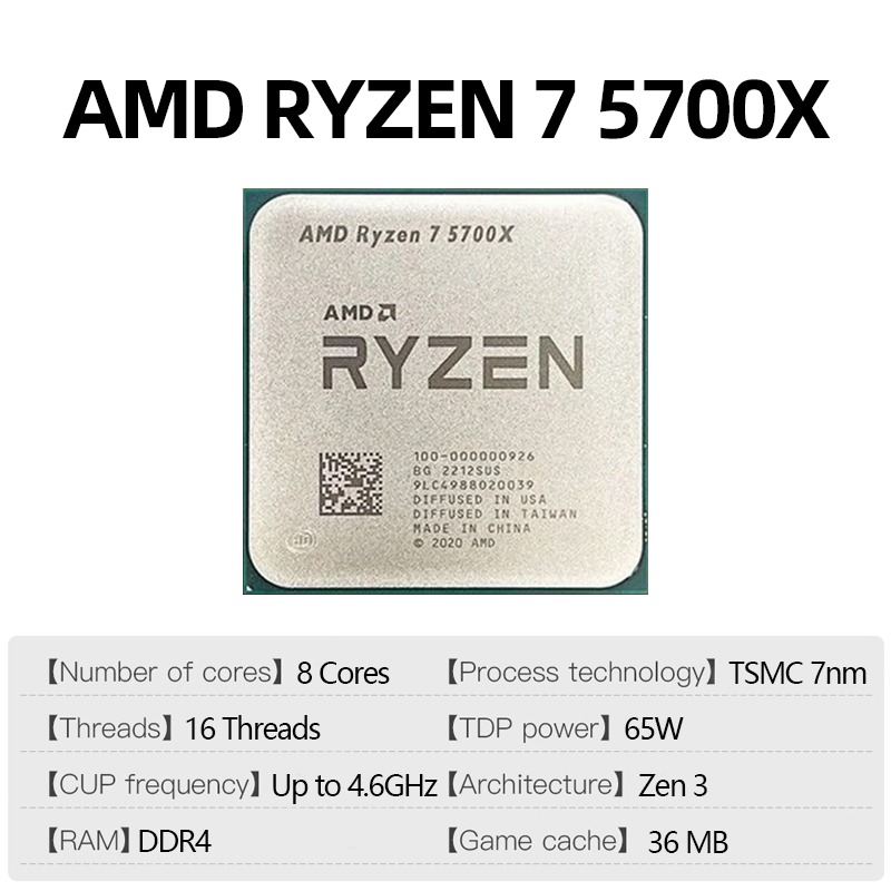 AMD Ryzen 7 5700X Oyun Bilgisa - Pc Gaming Desktop incelemesi ve fiyatı