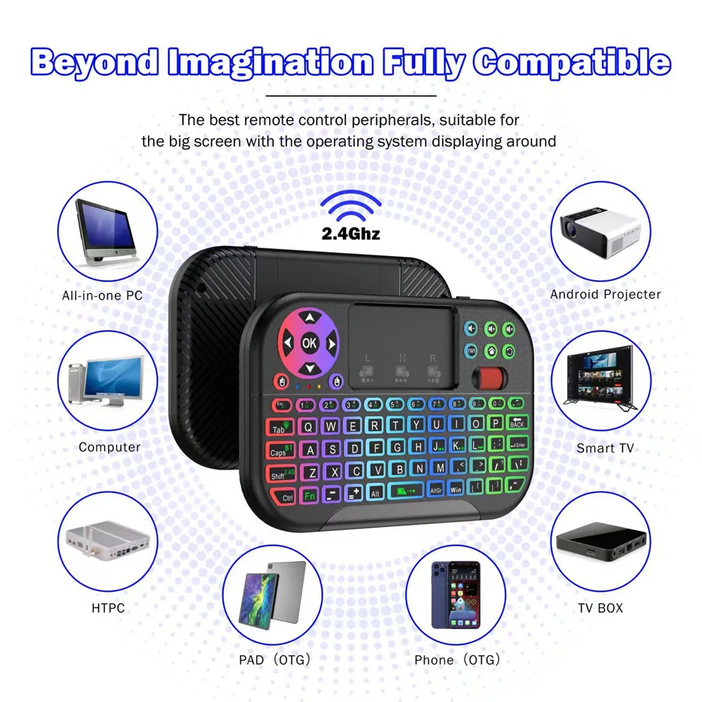 RGB Kablosuz Klavye, Kaydırma  - Rgb Keyboard Wrist Rest incelemesi ve fiyatı