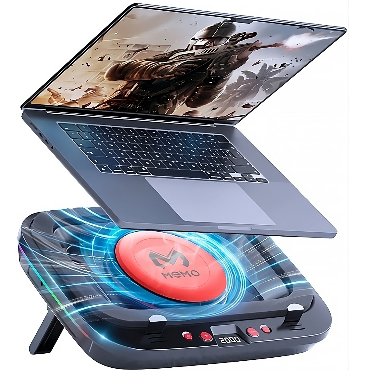 LED Ekranlı Memo Laptop Soğutu - Laptop Cooling Pad incelemesi ve fiyatı
