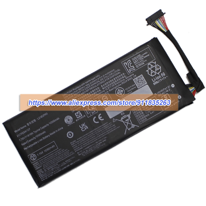 Yeni L23B2PK0 Pil 7.76V 10500m - Pc Gaming Lenovo Legion incelemesi ve fiyatı