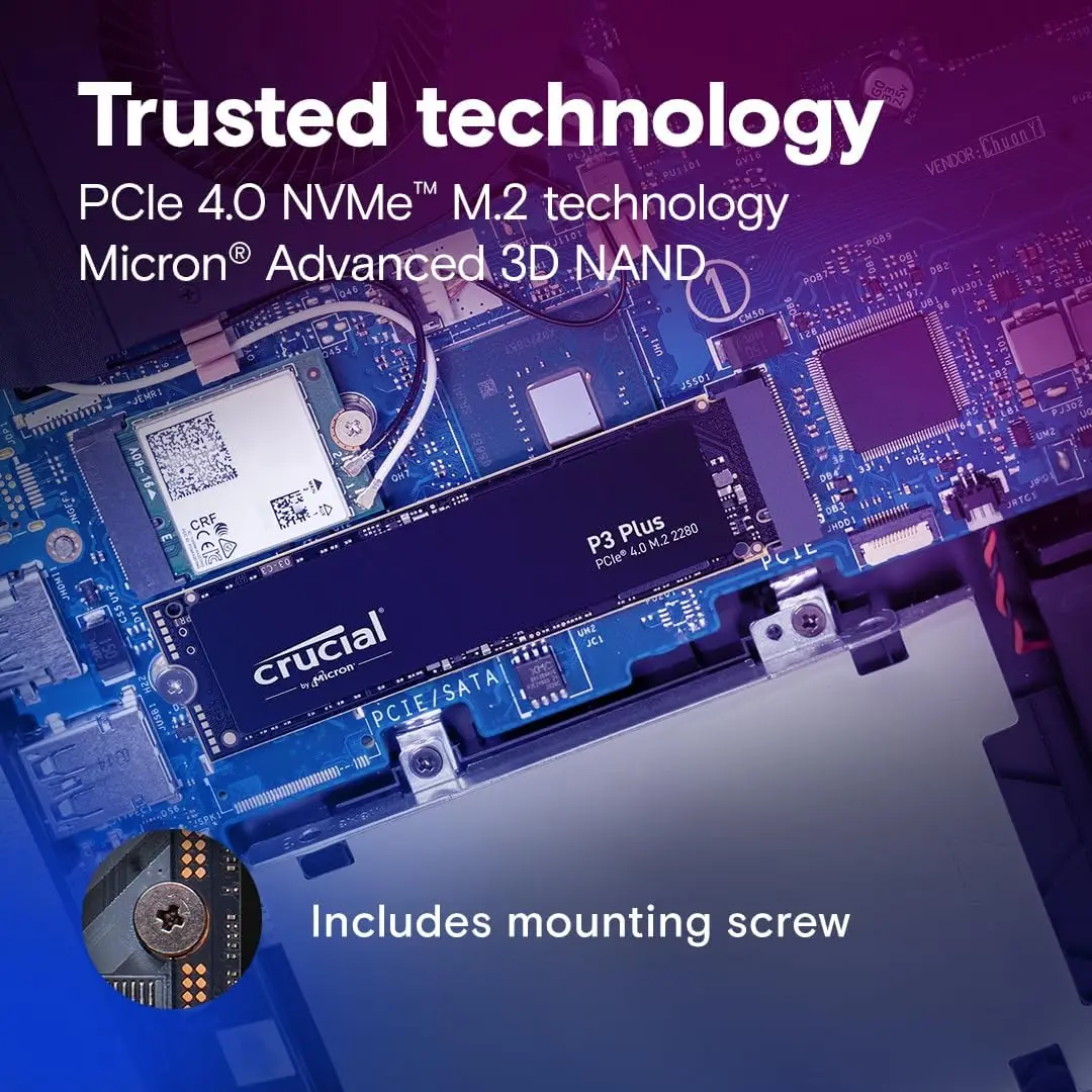 Crucial P3 Plus M.2 2280 PCIe4 - Pc Gaming Second incelemesi ve fiyatı
