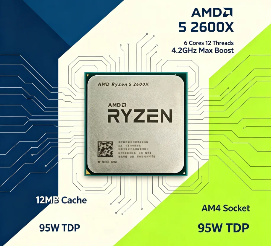 AMD R5 2600X 12nm AM4 Masaüstü - Pc Gaming Desktop incelemesi ve fiyatı
