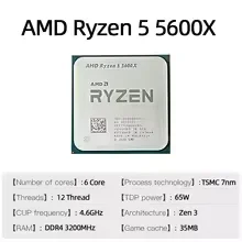 AM4 Platformu Ryzen5 5600X AMD - Pc Gaming Desktop incelemesi ve fiyatı